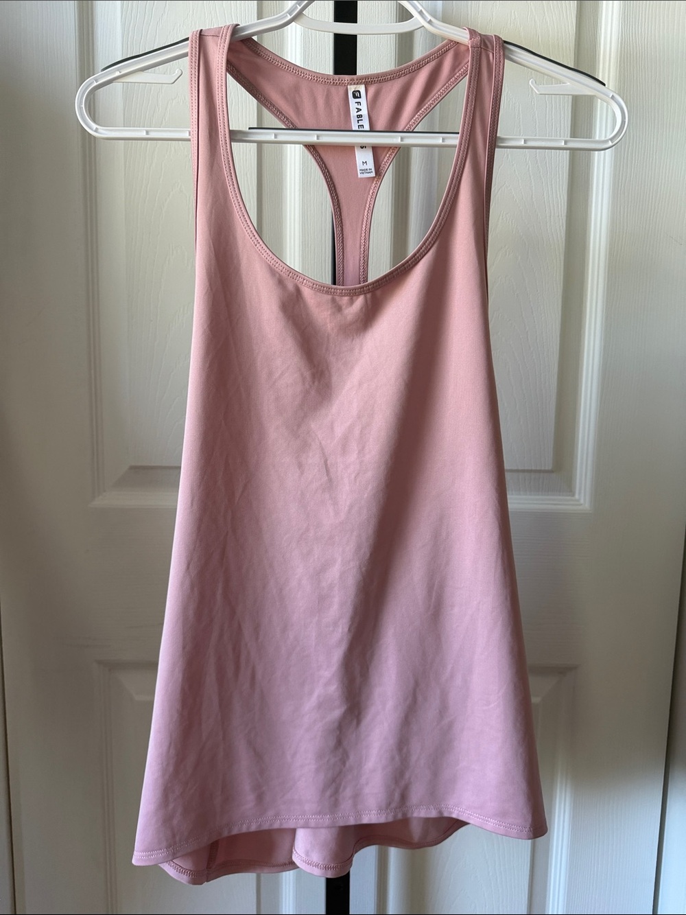 Fabletics Rose Pink Racerback Tank Top - Picture 5 of 9